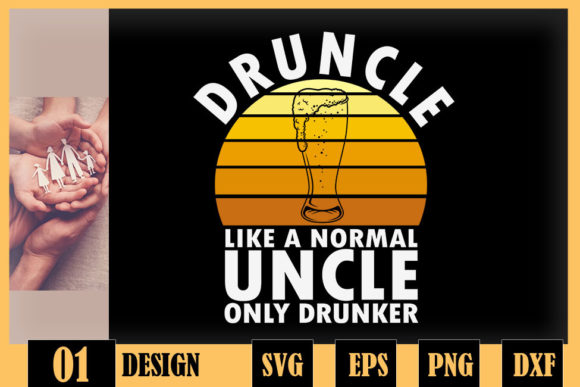 Druncle Funny Drunk Uncle Beer Drinking Review